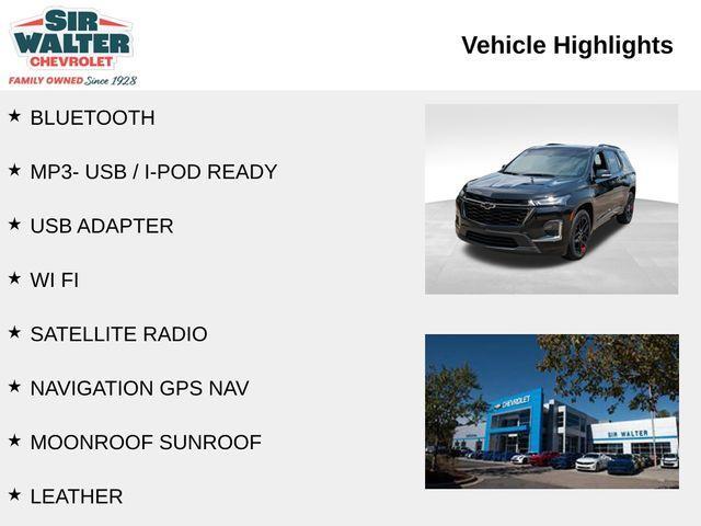 used 2023 Chevrolet Traverse car, priced at $36,998