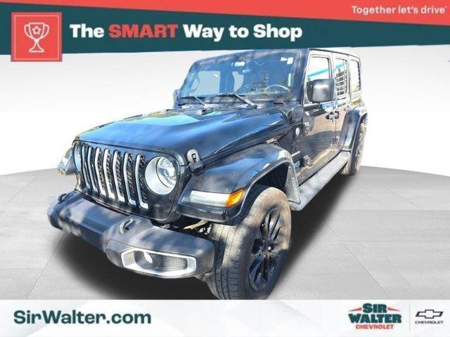 used 2021 Jeep Wrangler Unlimited 4xe car, priced at $28,898