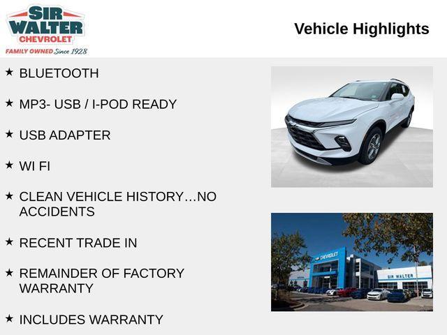 used 2024 Chevrolet Blazer car, priced at $28,529