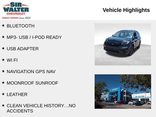 used 2022 Honda Pilot car, priced at $32,397