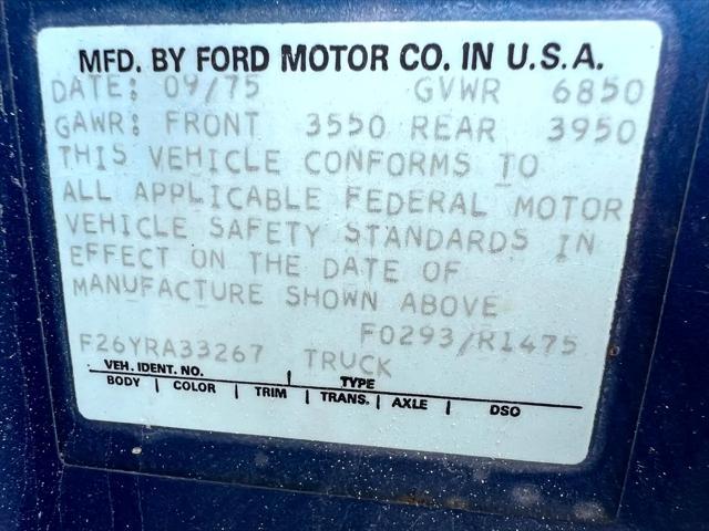 used 1976 Ford F-250 car, priced at $17,995
