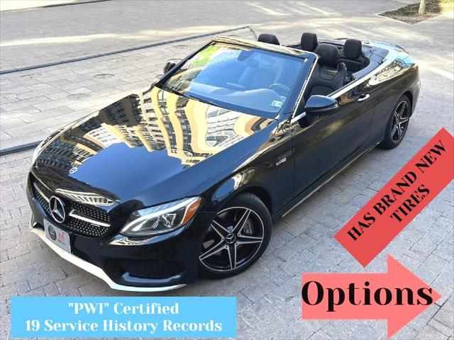 used 2018 Mercedes-Benz AMG C 43 car, priced at $27,495