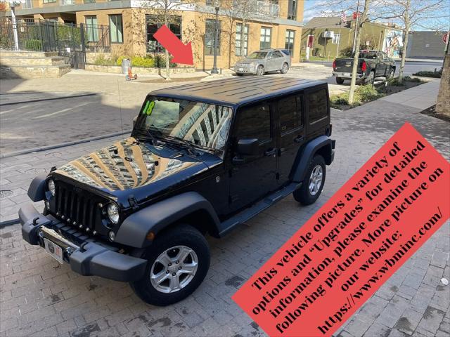 used 2018 Jeep Wrangler JK Unlimited car, priced at $17,395