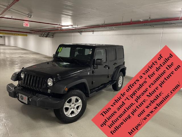 used 2018 Jeep Wrangler JK Unlimited car, priced at $17,895