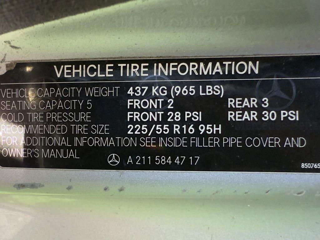 used 2004 Mercedes-Benz E-Class car, priced at $4,995