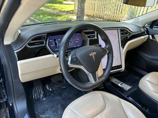 used 2015 Tesla Model S car, priced at $16,795