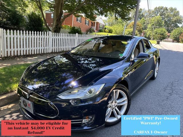 used 2015 Tesla Model S car, priced at $17,895