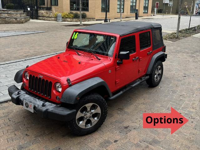 used 2016 Jeep Wrangler Unlimited car, priced at $17,995