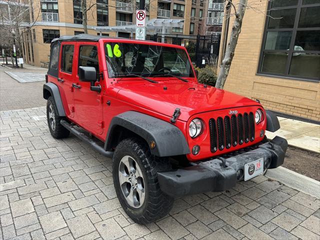 used 2016 Jeep Wrangler Unlimited car, priced at $17,995