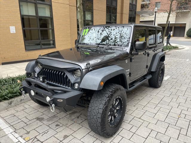 used 2017 Jeep Wrangler Unlimited car, priced at $22,195