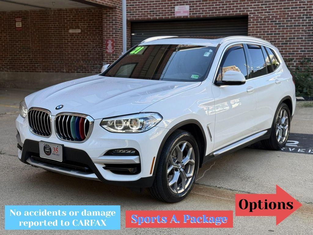 used 2021 BMW X3 car, priced at $21,495