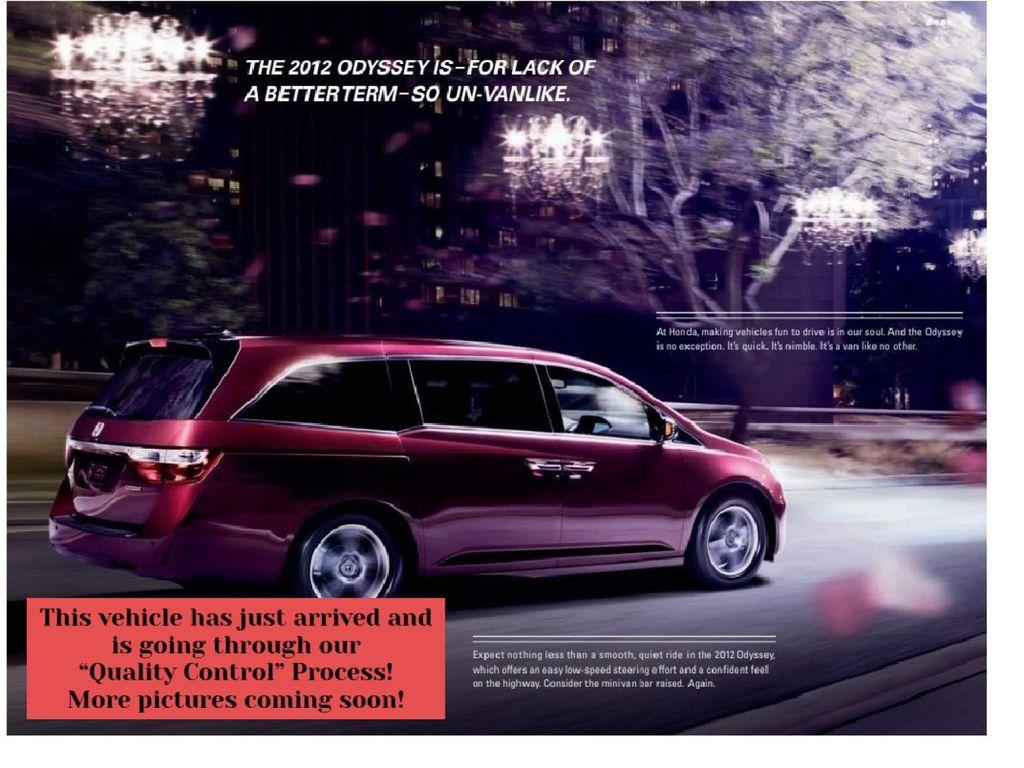 used 2012 Honda Odyssey car, priced at $8,995