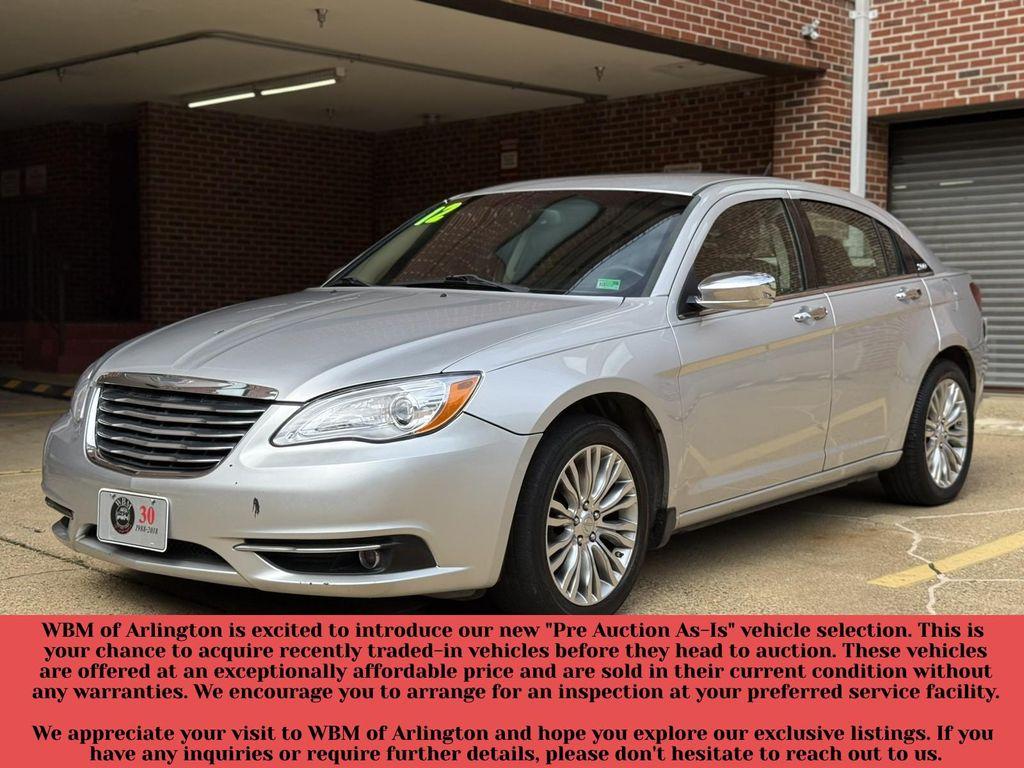 used 2012 Chrysler 200 car, priced at $3,495