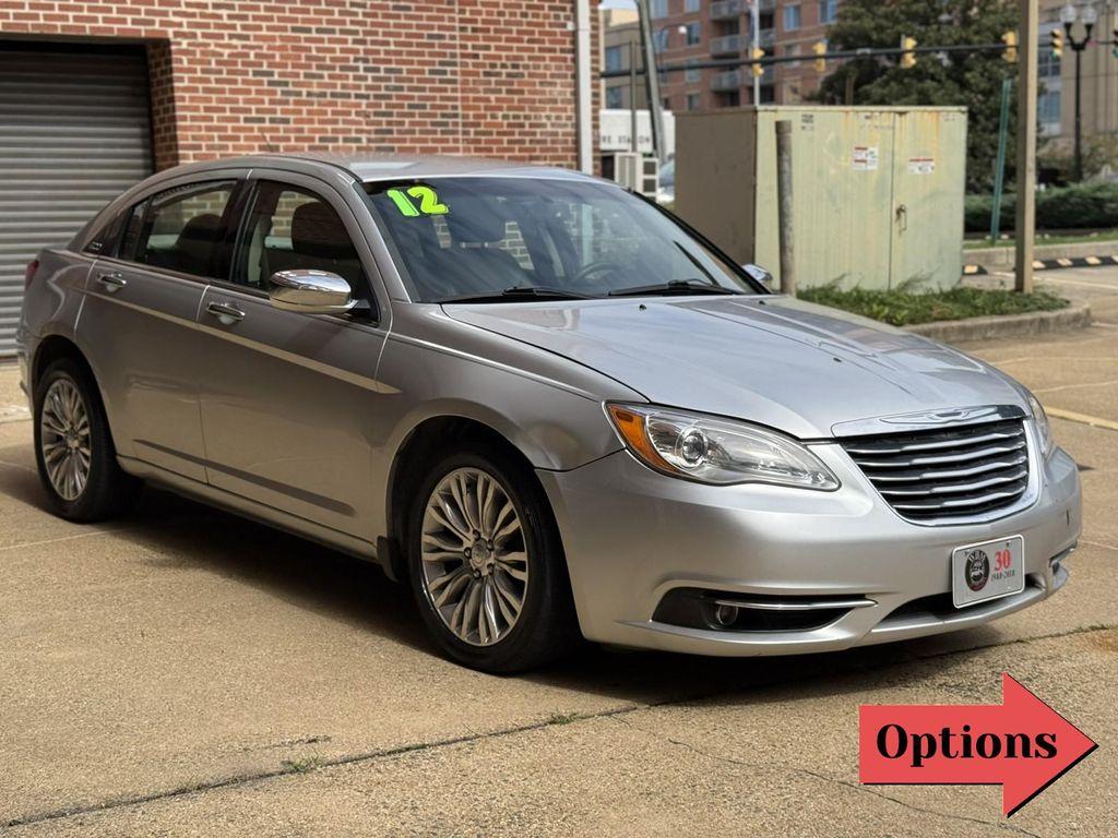 used 2012 Chrysler 200 car, priced at $3,495