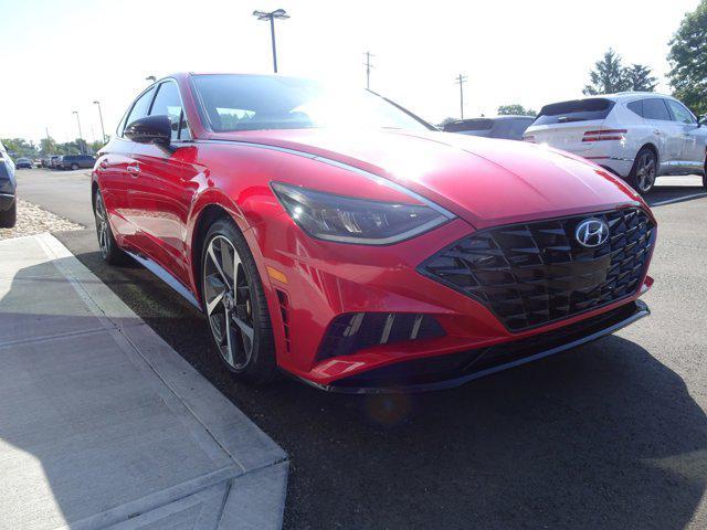 used 2021 Hyundai Sonata car, priced at $20,266