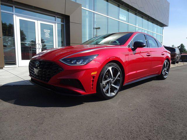 used 2021 Hyundai Sonata car, priced at $20,266