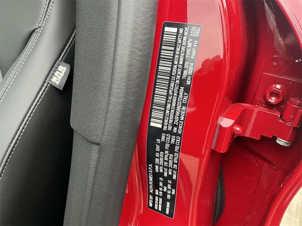 new 2025 Alfa Romeo Stelvio car, priced at $50,885