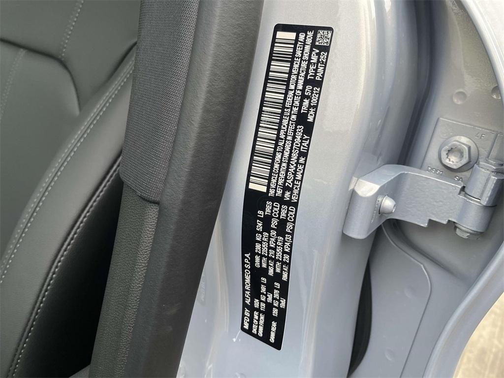 new 2025 Alfa Romeo Stelvio car, priced at $48,685