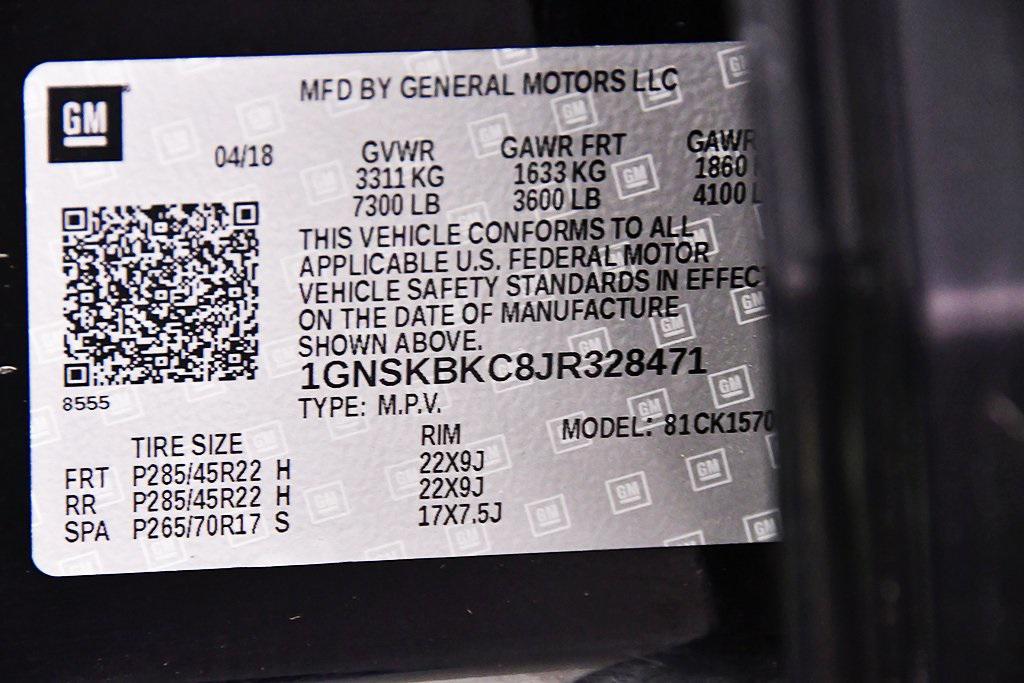 used 2018 Chevrolet Tahoe car, priced at $27,355