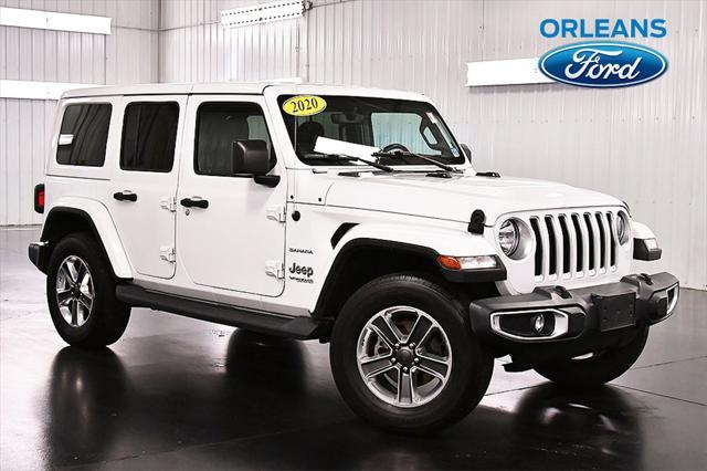 used 2020 Jeep Wrangler Unlimited car, priced at $32,499