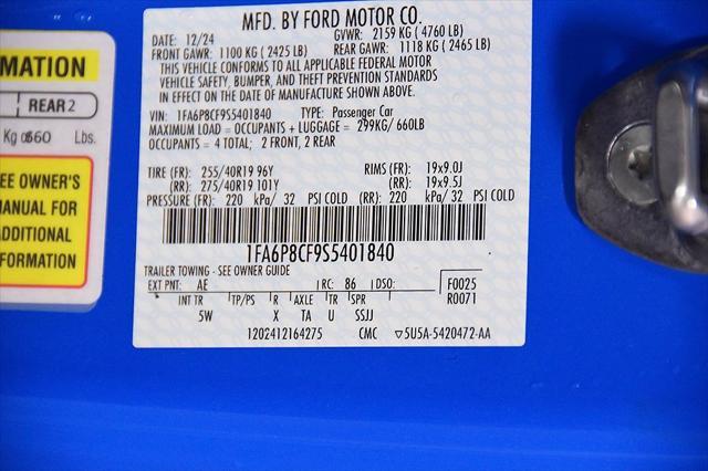 new 2025 Ford Mustang car, priced at $58,742
