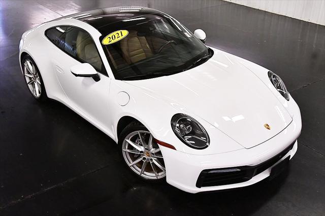 used 2021 Porsche 911 car, priced at $109,900