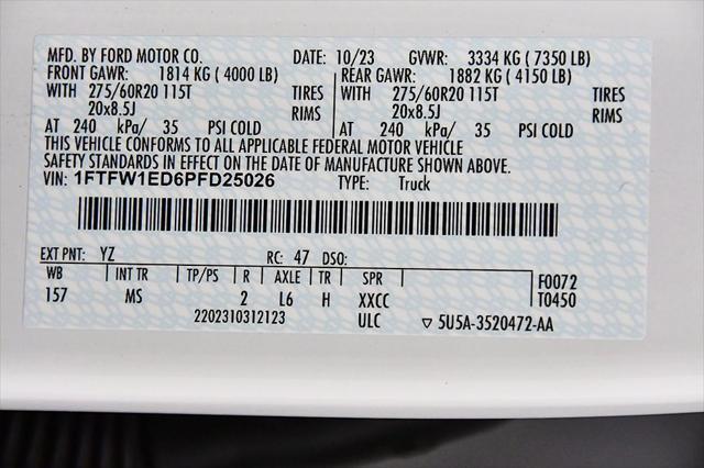 used 2023 Ford F-150 car, priced at $48,994