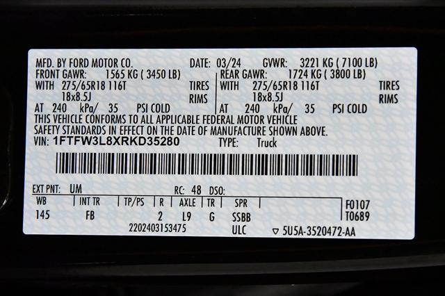used 2024 Ford F-150 car, priced at $49,995