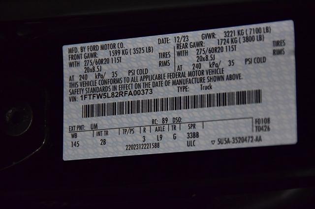 used 2024 Ford F-150 car, priced at $58,994