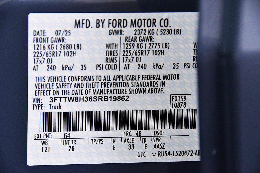 new 2025 Ford Maverick car, priced at $35,089
