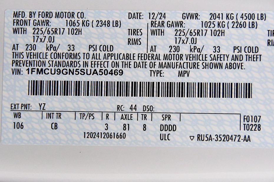 new 2025 Ford Escape car, priced at $27,168