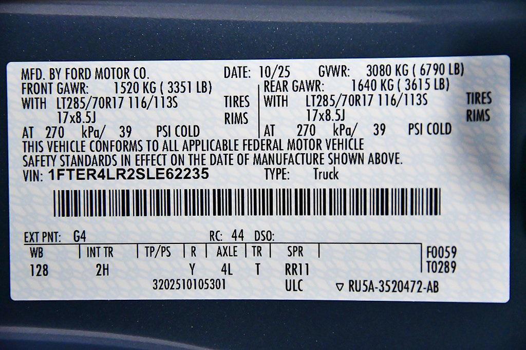 new 2025 Ford Ranger car, priced at $59,312