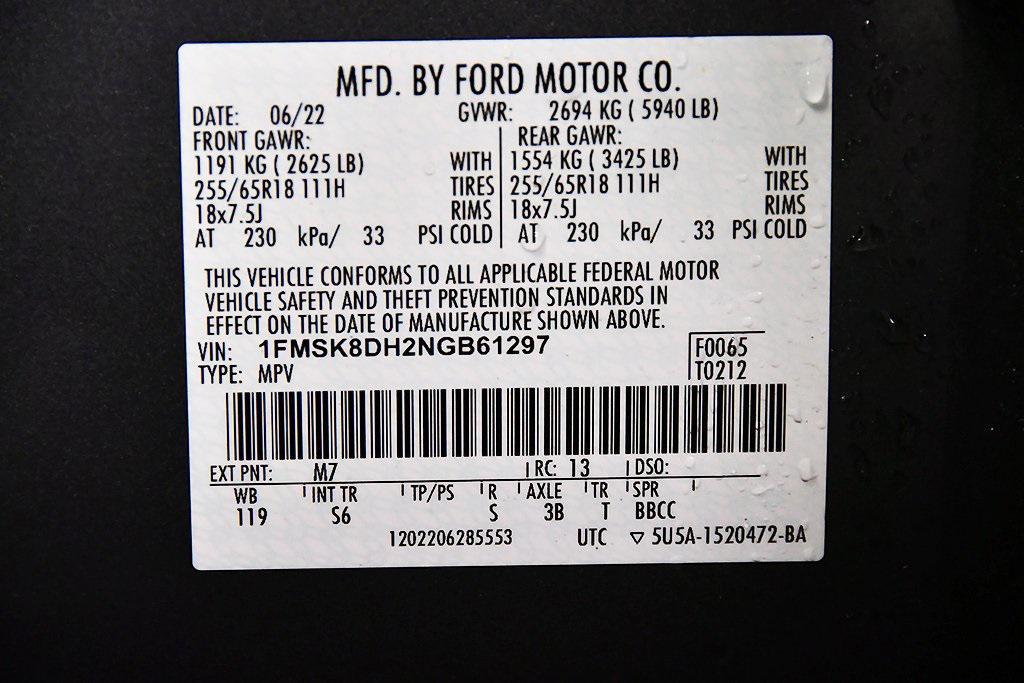 used 2022 Ford Explorer car, priced at $30,000