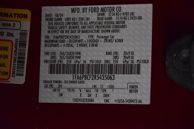used 2024 Ford Mustang car, priced at $46,995