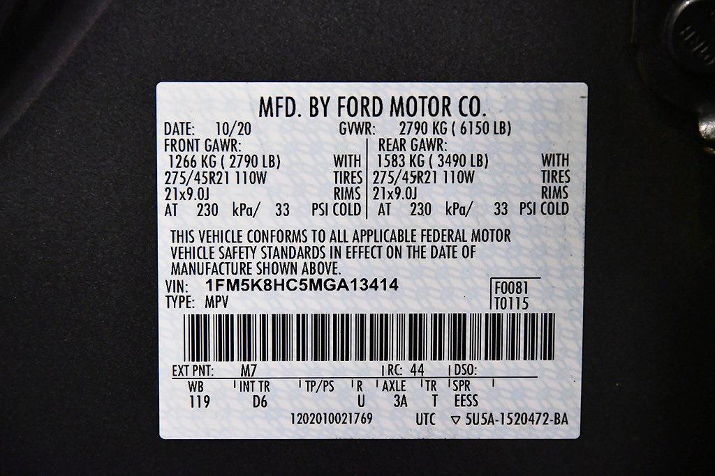 used 2021 Ford Explorer car, priced at $33,000