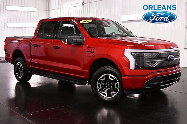 used 2023 Ford F-150 Lightning car, priced at $38,774