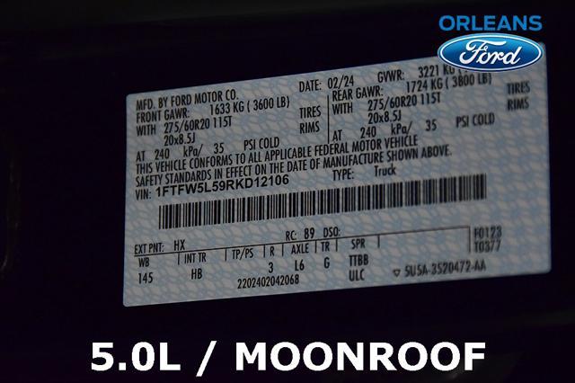 used 2024 Ford F-150 car, priced at $63,499