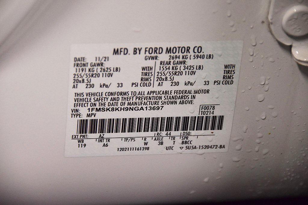 used 2022 Ford Explorer car, priced at $34,000