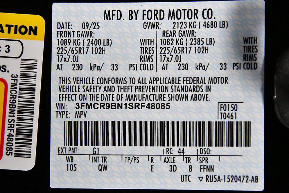 new 2025 Ford Bronco Sport car, priced at $35,091