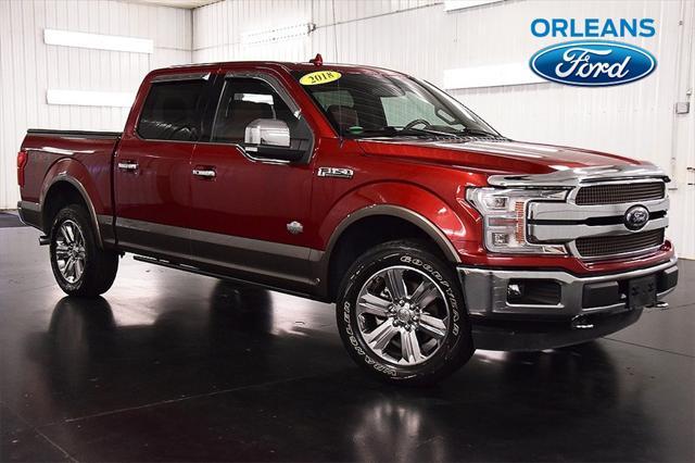 used 2018 Ford F-150 car, priced at $38,485