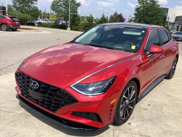 used 2021 Hyundai Sonata car, priced at $26,990