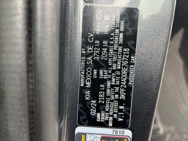 used 2024 Kia Forte car, priced at $16,466