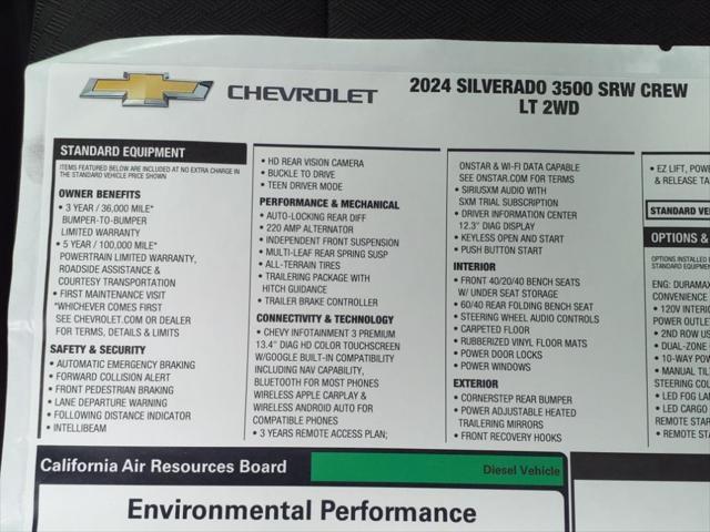 new 2024 Chevrolet Silverado 3500 car, priced at $59,995