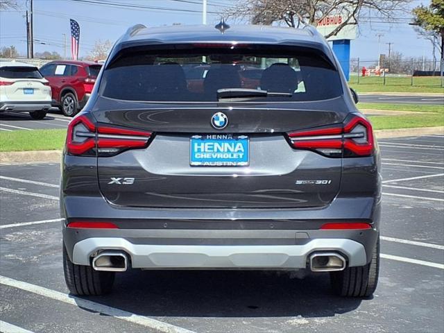 used 2022 BMW X3 car, priced at $35,295