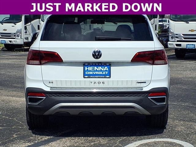 used 2022 Volkswagen Taos car, priced at $19,995