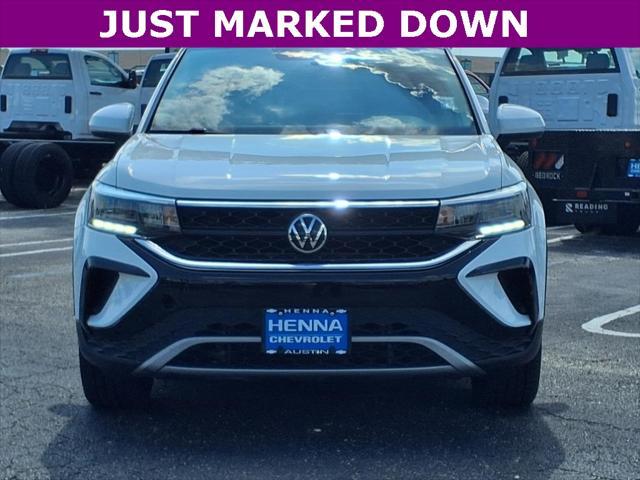used 2022 Volkswagen Taos car, priced at $19,995