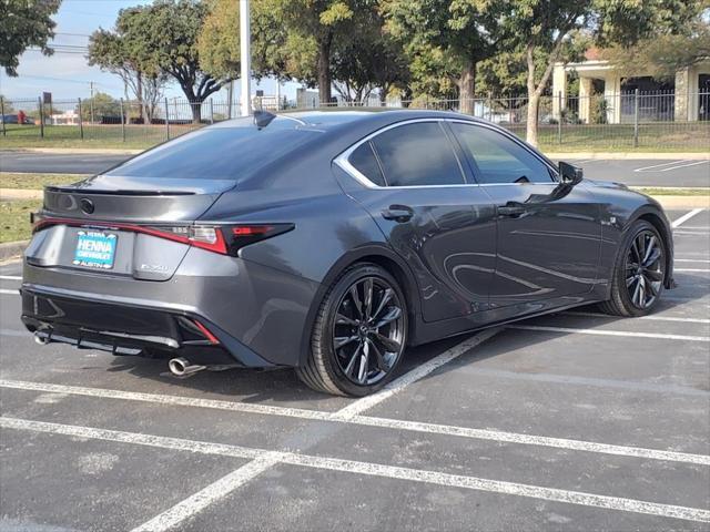 used 2023 Lexus IS 350 car, priced at $43,250