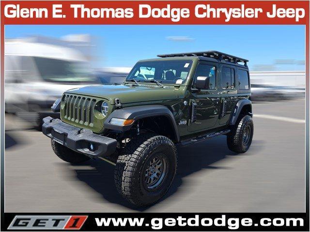 used 2020 Jeep Wrangler Unlimited car, priced at $36,129