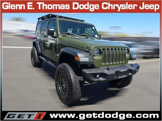 used 2020 Jeep Wrangler Unlimited car, priced at $36,129