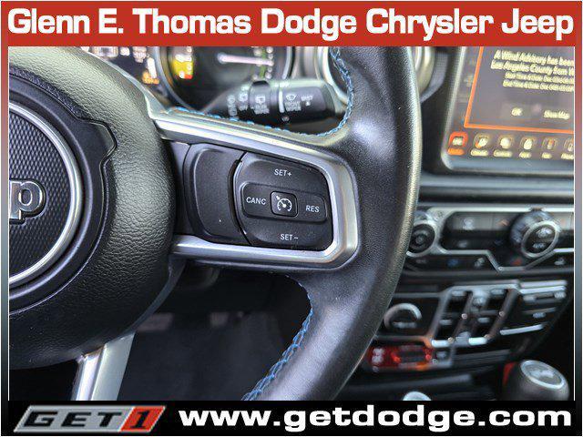 used 2022 Jeep Wrangler Unlimited 4xe car, priced at $35,989